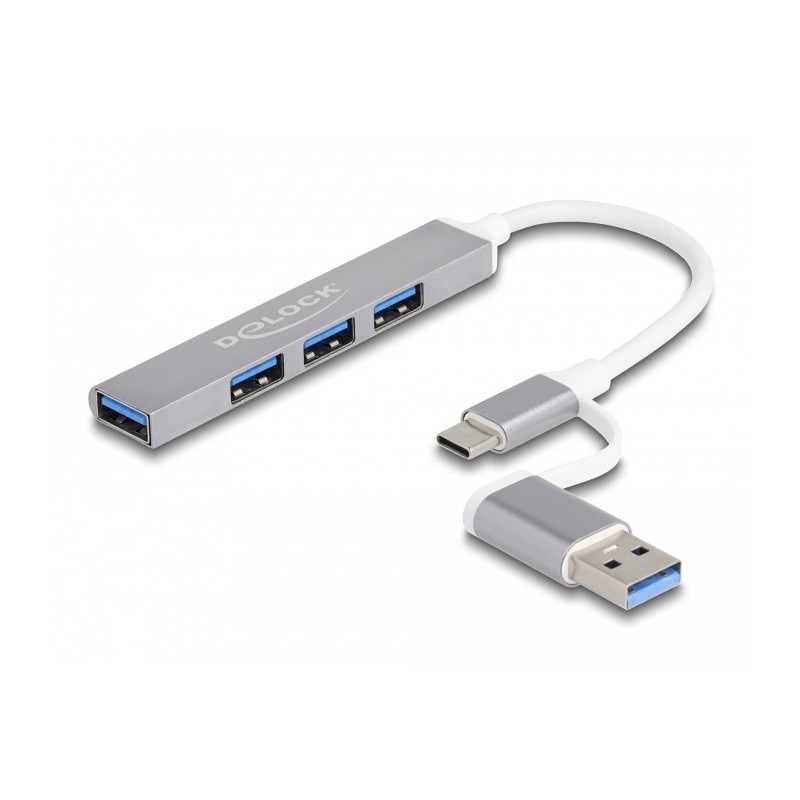 Hub - 3 x USB 2.0 + 1 x USB 3.2 Gen 1